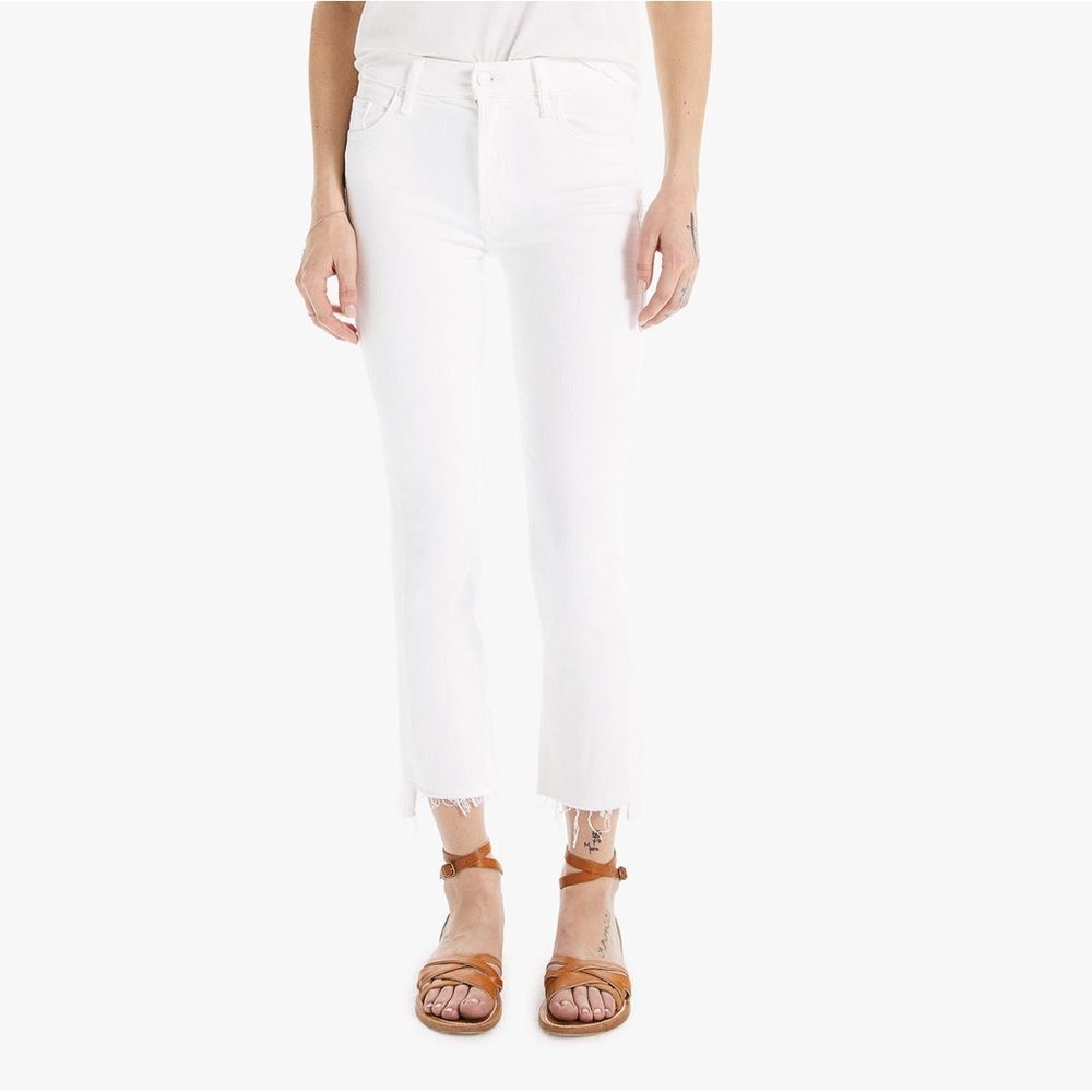 Mother Superior Jeans Size 26 The Dutchie Ankle in Almost Innocent Sharkbite Hem